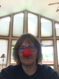 Deb with Red Nose