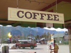 Coffee sign, Grand Lake
